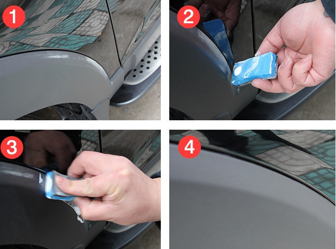 Car Scratch Remover Wax with Scrub