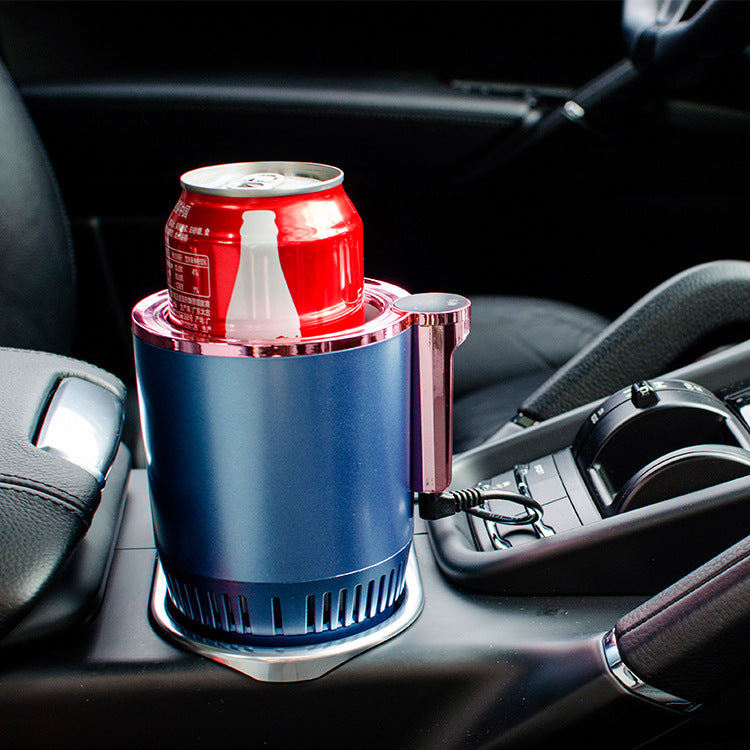 2-in-1 Smart Car Cup Holder – Heats & Chills Drinks with Digital Display