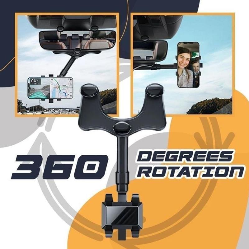 Smart Car Mirror Phone Holder – Hands-Free & Safe