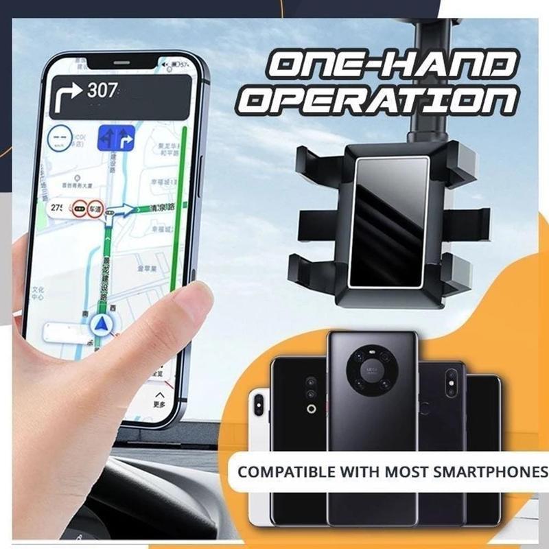 Smart Car Mirror Phone Holder – Hands-Free & Safe