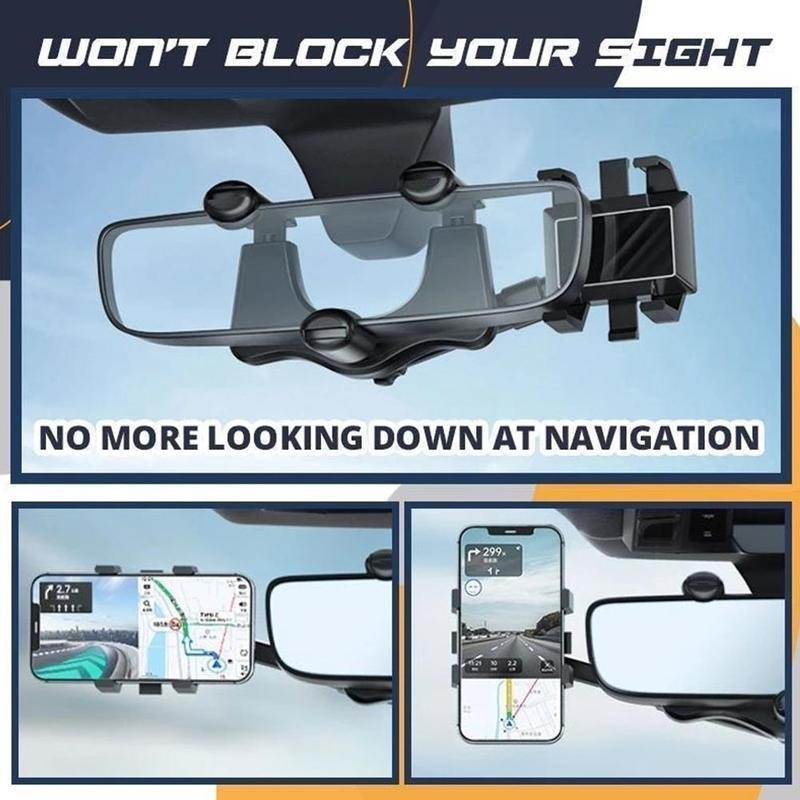 Smart Car Mirror Phone Holder – Hands-Free & Safe
